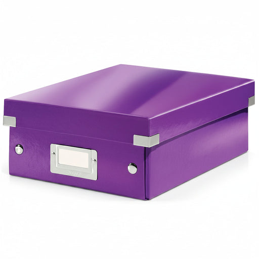 Cutie Organizer Mică Mov Click&Store 220x100x282mm - Leitz