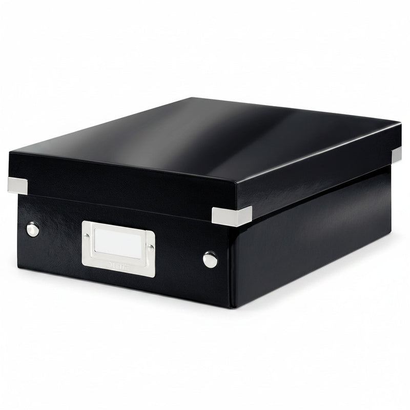 Cutie Organizer Mică Neagră Click&Store 220x100x282mm - Leitz