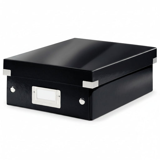 Cutie Organizer Mică Neagră Click&Store 220x100x282mm - Leitz