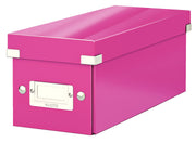 Cutie pentru CD-uri Roz Click&Store 143 x 136 x 352 mm Leitz