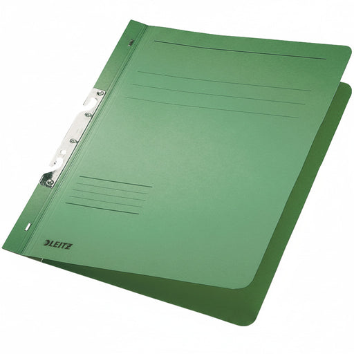 Dosar Carton Încopciat 1/1 Verde Leitz pentru organizarea și arhivarea documentelor