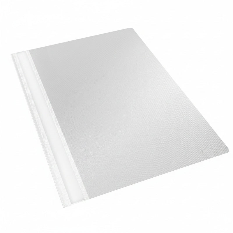 Dosar plastic cu șină alb set 25 buc ESSELTE format A4
