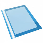 Dosar plastic cu șină albastru deschis ESSELTE format A4