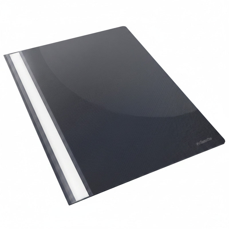 Dosar plastic cu șină negru set 25 buc ESSELTE format A4