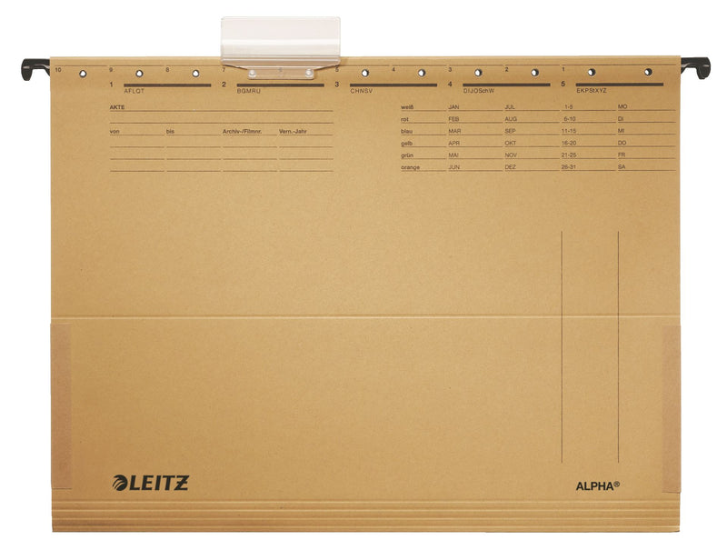 Dosar Suspendabil cu Burduf Natur Alpha marca Leitz