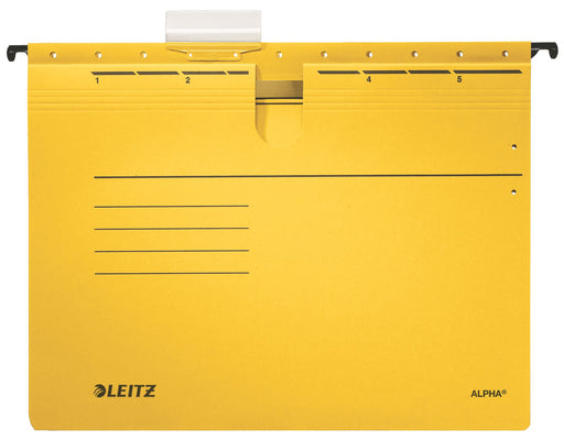 Dosar Suspendabil cu Șină Galben Alpha marca Leitz