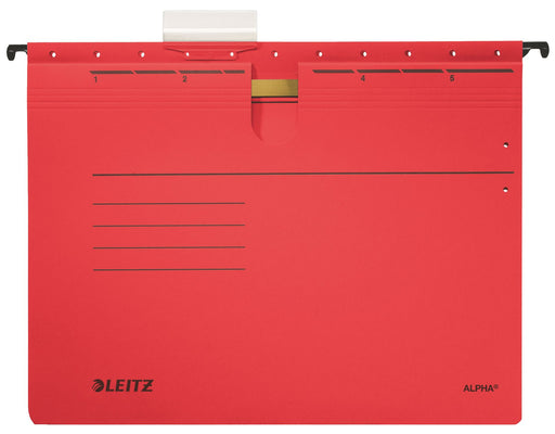 Dosar Suspendabil cu Șină Roșu Alpha marca Leitz