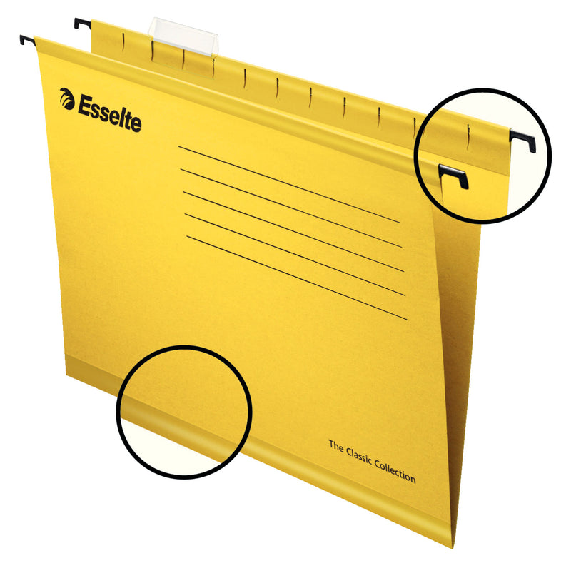Dosar Suspendabil Galben Standard Pendaflex marca Esselte