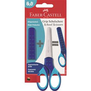 Foarfecă Școlară cu Protecție Grip Albastră Faber-Castell