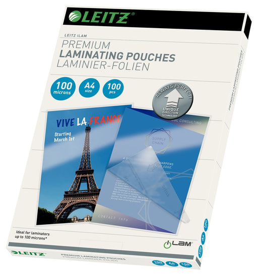 Folie Laminare UDT A4 100 microni 100 buc Leitz