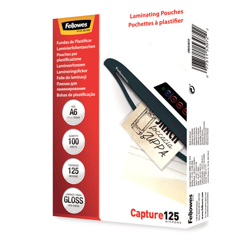 Folie Laminare A6 125 microni 100 buc Fellowes