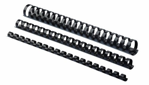 Inele Plastic Negre 10 mm 41-55 coli 100 buc Fellowes