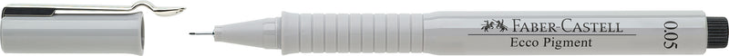 Liner Ecco Pigment 0,05 mm Negru Faber-Castell