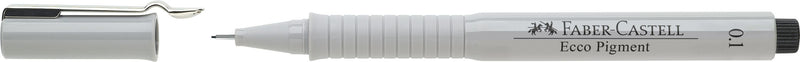 Liner Ecco Pigment 0,1 mm Negru Faber-Castell