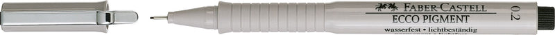 Liner Ecco Pigment 0,2 mm Negru Faber-Castell