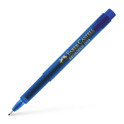 Liner Broadpen 1554 0,8 mm Albastru Faber-Castell