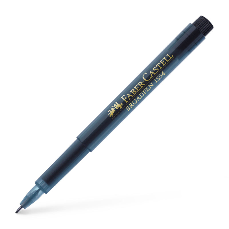 Liner Broadpen 1554 0,8 mm Negru Faber-Castell