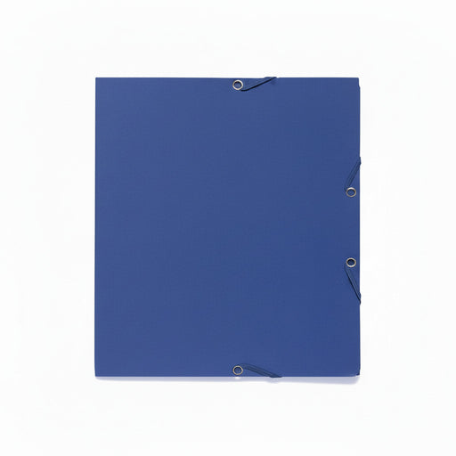 Mapă carton Exacompta cu elastic 400g, A4, culoare albastră