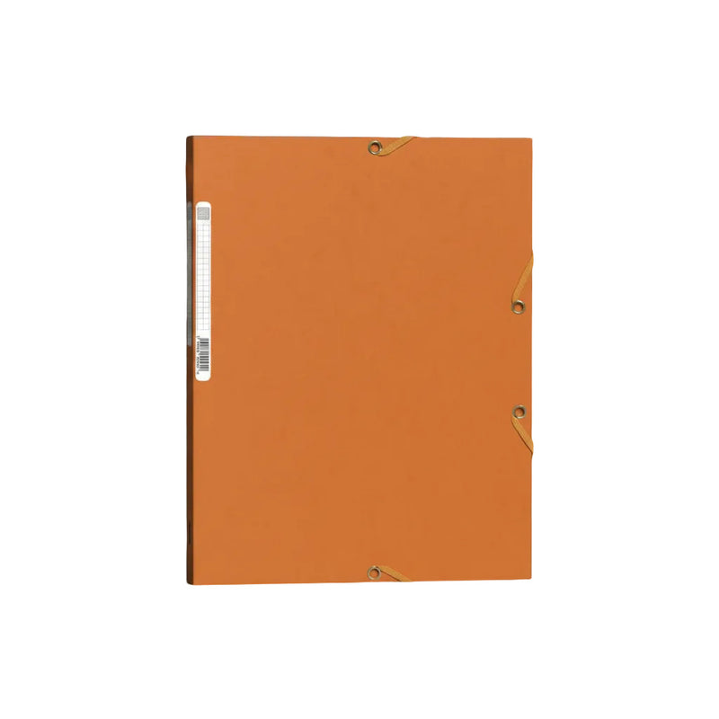 Mapă carton Exacompta cu elastic 400g, A4, culoare portocalie