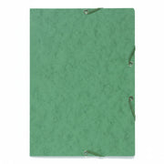 Mapă carton Exacompta cu elastic 400g, A4, culoare verde