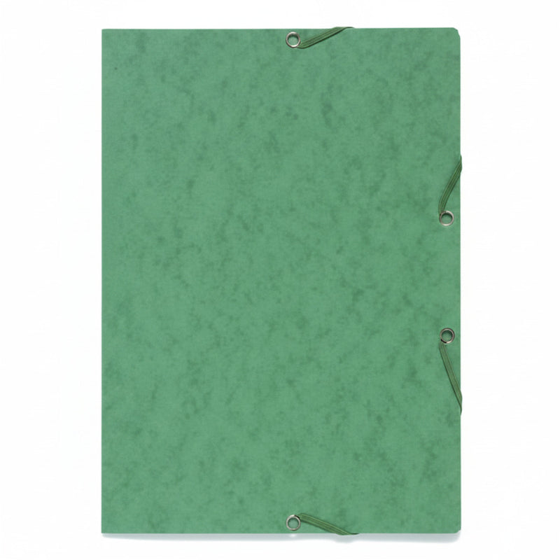 Mapă carton Exacompta cu elastic 400g, A4, culoare verde