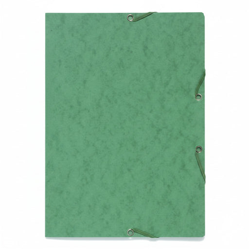 Mapă carton Exacompta cu elastic 400g, A4, culoare verde