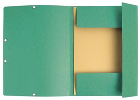 Mapă Carton cu Elastic 400g Verde - Exacompta