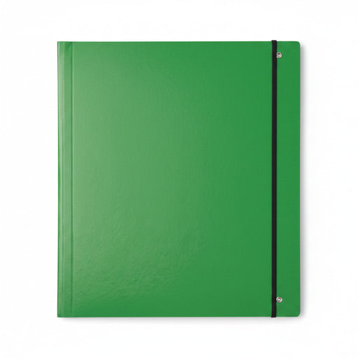 Mapă carton Esselte Economy cu elastic, A4, culoare verde