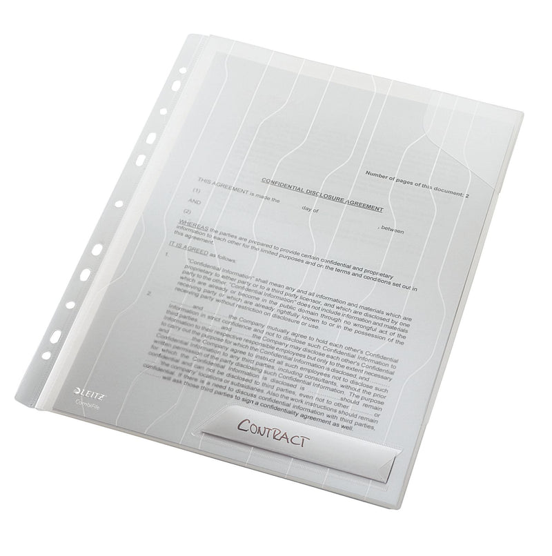 Mapă Plastic 20 Coli Transparentă Rigidă Combifile 3/Set - Leitz