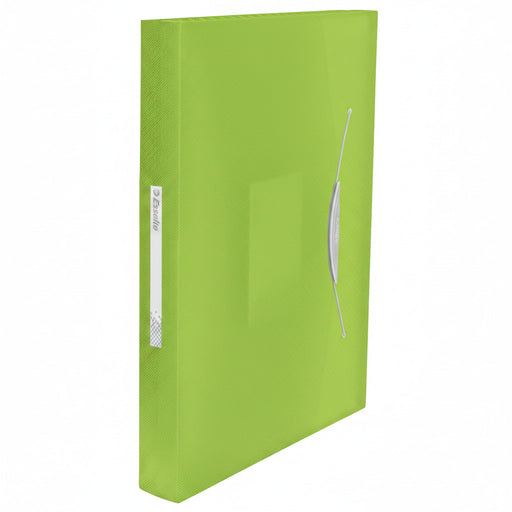 Mapă plastic 6 compartimente verde Vivida marca Esselte, mapă din plastic pentru documente