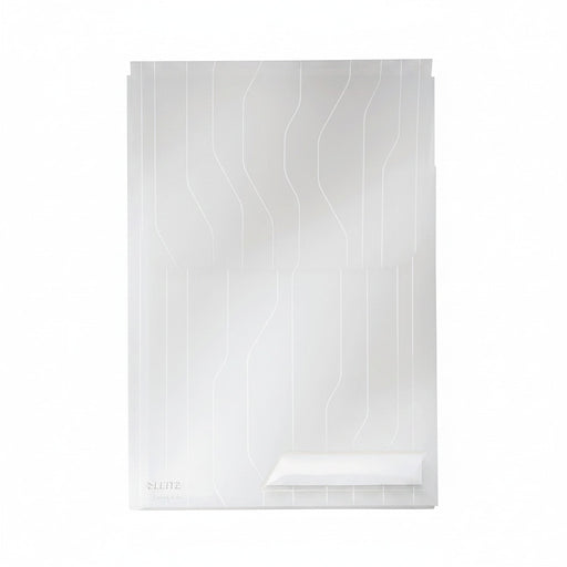 Mapă plastic cu burduf 2cm transparentă 3/set CombiFile marca Leitz, mapă din plastic pentru documente