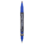 Marker Permanent CD cu 2 Capete 0,5/1 mm Albastru Deli