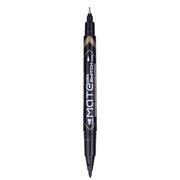 Marker permanent CD cu 2 capete 0,5/1 mm negru Deli