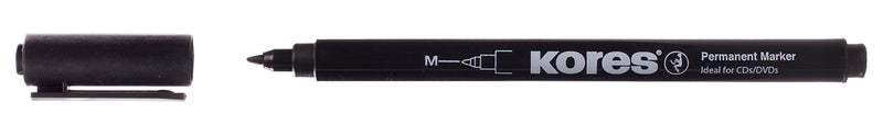 Marker CD 1,0 mm Negru Kores