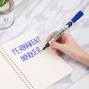 Marker Permanent Vârf Rotund 2 mm Reîncărcabil Albastru Deli
