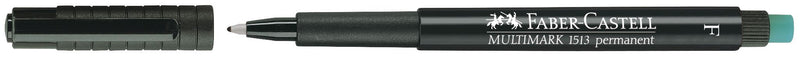 Marker Permanent Multimark F 0,6 mm Negru Faber-Castell