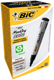 Marker Permanent 2000 Vârf Rotund 2,5 mm Negru BIC