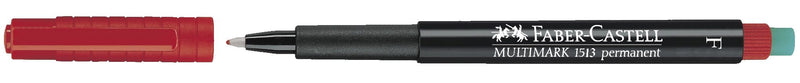 Marker Permanent Multimark F Roșu Faber-Castell