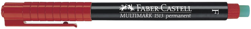 Marker Permanent Multimark F Roșu Faber-Castell