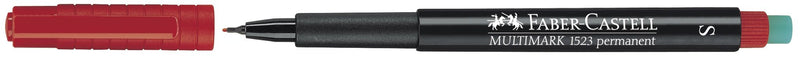 Marker Permanent Multimark S 0,4 mm Roșu Faber-Castell