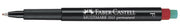 Marker Permanent Multimark S 0,4 mm Roșu Faber-Castell