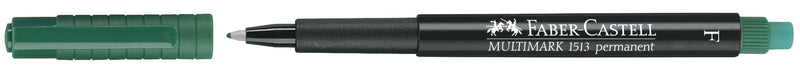 Marker Permanent Multimark F Verde Faber-Castell
