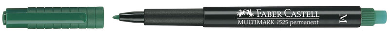 Marker Permanent Multimark M Verde Faber-Castell