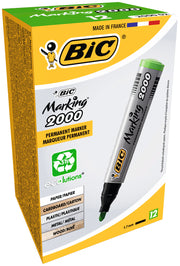 Marker Permanent 2000 Vârf Rotund 2,5 mm Verde BIC