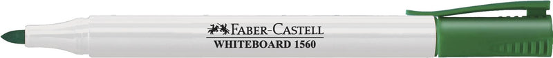 Marker Whiteboard Slim 1560 Vârf Rotund Verde Faber-Castell