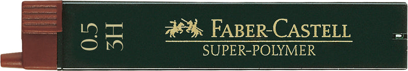 Mine Creion Mecanic Super-Polymer 0,5 mm 3H 12 buc Faber-Castell