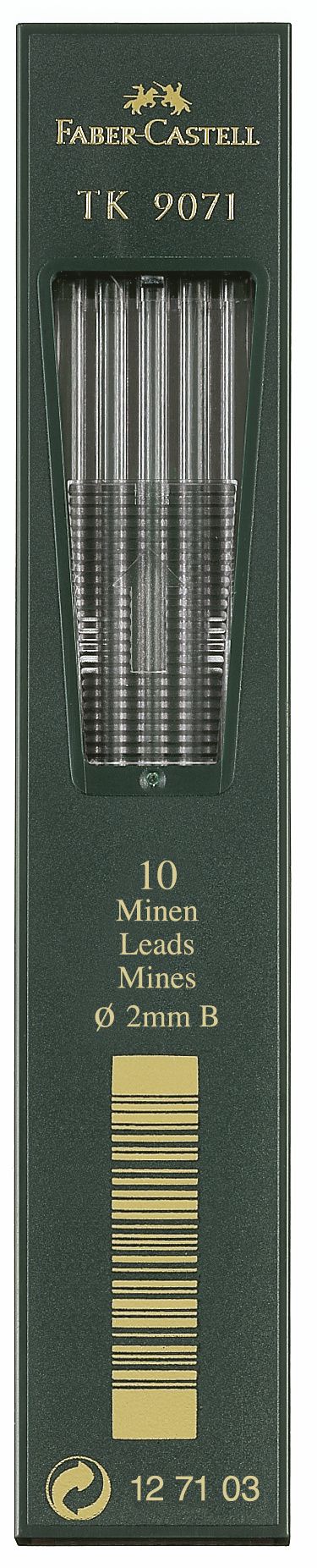 Mine Creion Mecanic TK 2 mm 3B 10 buc Faber-Castell
