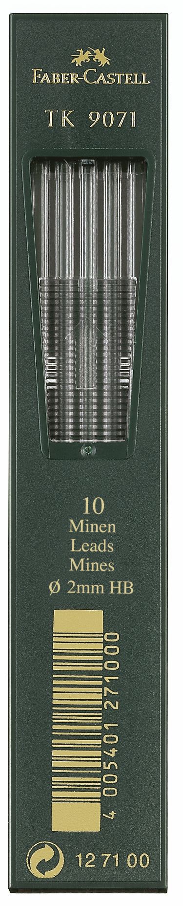 Mine Creion Mecanic TK 2 mm HB 10 buc Faber-Castell