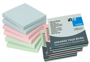 Notes Adeziv 75 x 75 mm Pastel Asortat 100 file Global Notes
