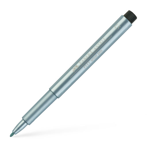 Marker Pitt Artist Pen Metalizat 1,5 mm Faber-Castell Albastru Metalizat